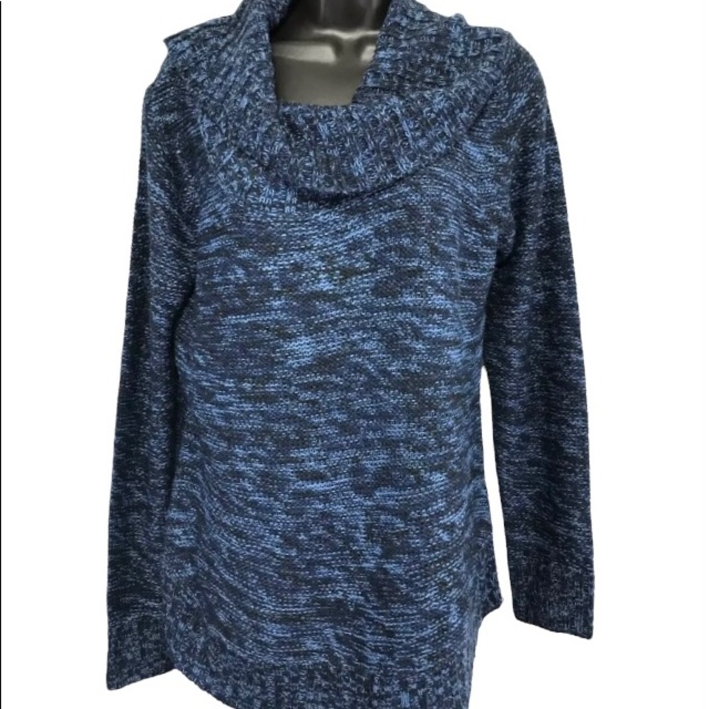 Great Northwest Indigo Blue Turtleneck Sweater sz M